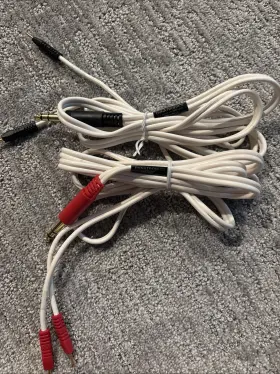 7b0230 Dynatronics Stereo 2 Pin Leadwire Red And Black 72 Inch For Electrical Stim