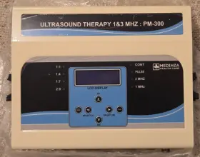 Pm-300 Medinsa Dual 1 And 3 Mhz Ultrasound Machine By For Parts But Should Work