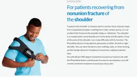 5314r Physio Stim Bone Healing Therapy Kit For Shoulder Gently Used Condition