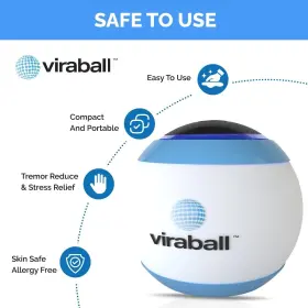 Viraball 744759810700 Physiotherapy Vibration Therapy Ball Hand Tremor Relief For Parkinson S Recha