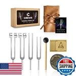 Crevik Tuning Forks Healing Set - 128HZ, 136.1HZ, 256HZ, 384HZ Weighted & New. Price: $58.79.