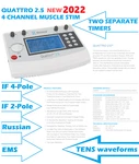 2026 Richmar Quattro 2.5, Channel Electrotherapy - Tens/ems/if/russian DQ8450 New. Price: $635.00.