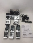 Vtech IS8251-3 Business 3-HANDSET Expandable Cordless Phone For Home Office Open. Price: $74.55.