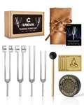 Crevik Tuning Forks Healing Set - 128HZ, 136.1HZ, 256HZ, 384HZ Weighted & New. Price: $65.56.