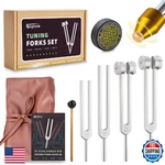 Hugbow Tuning Forks Healing, Aluminum Alloy 128HZ, 136.1HZ, 256H New. Price: $58.55.